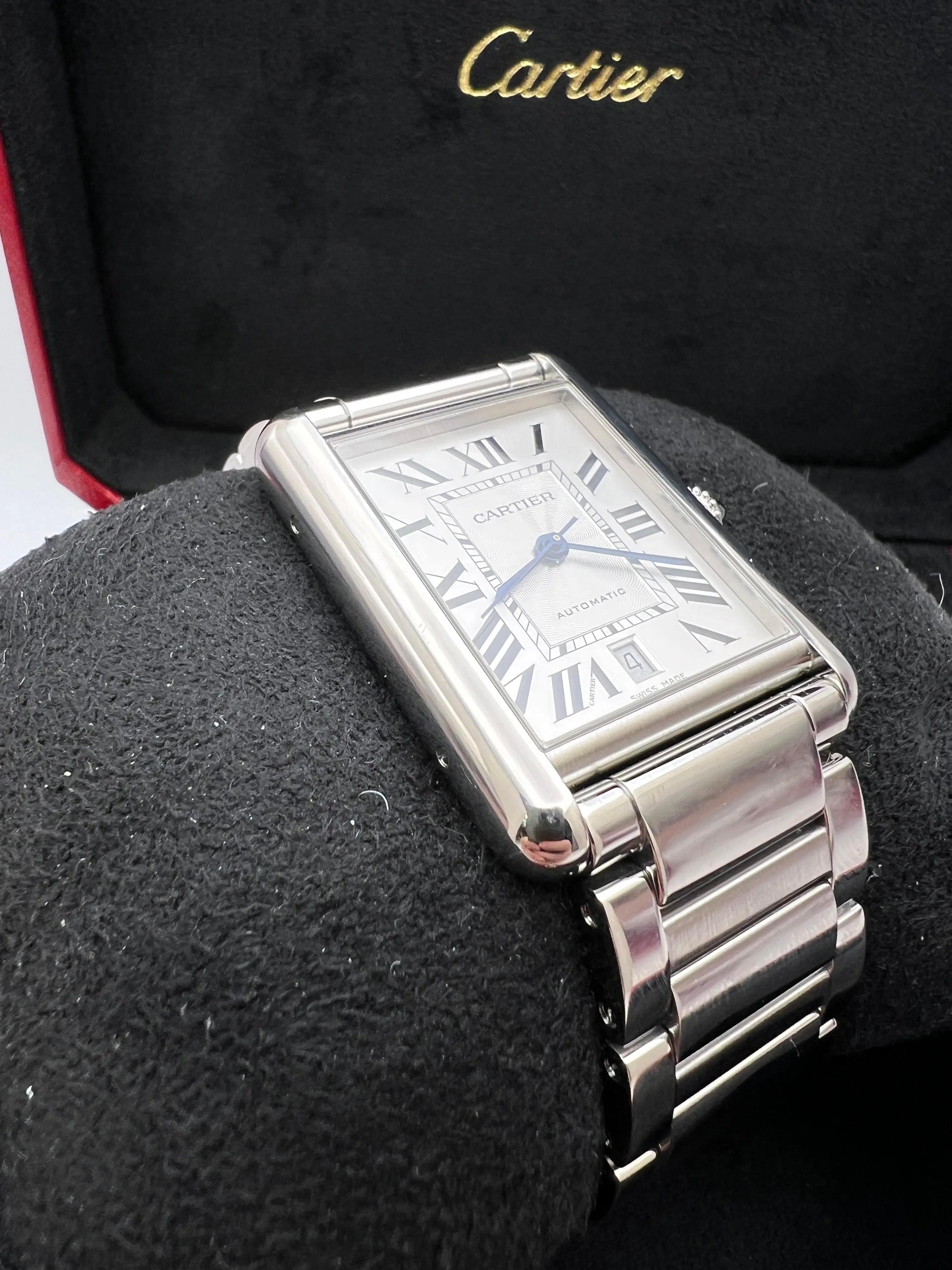 Cartier Tank Must XL 31mm x 41mm WSTA0053 Silber Zifferblatt Box Papiere im Angebot 2