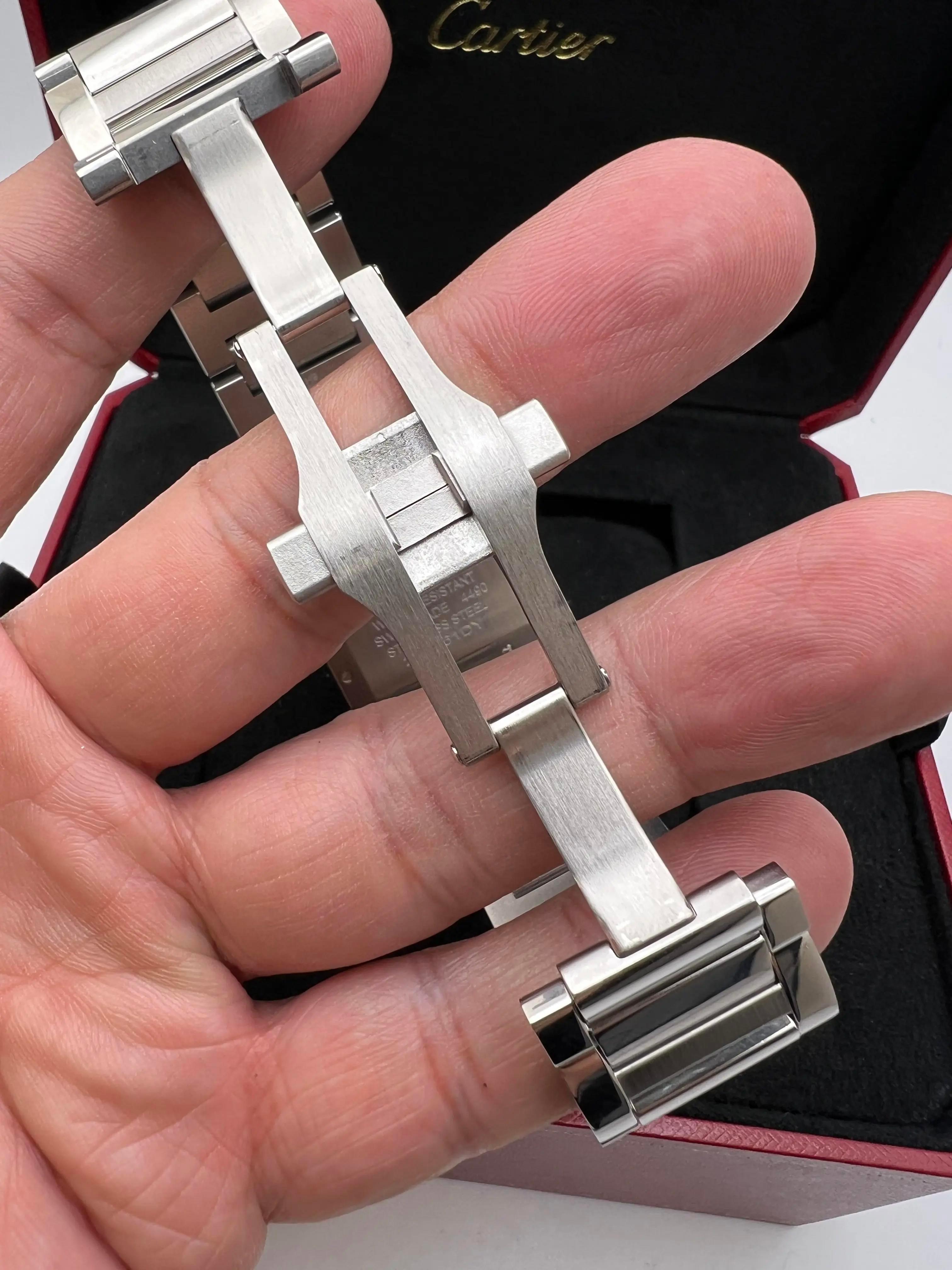 Cartier Tank Must XL 31mm x 41mm WSTA0053 Silber Zifferblatt Box Papiere im Angebot 5