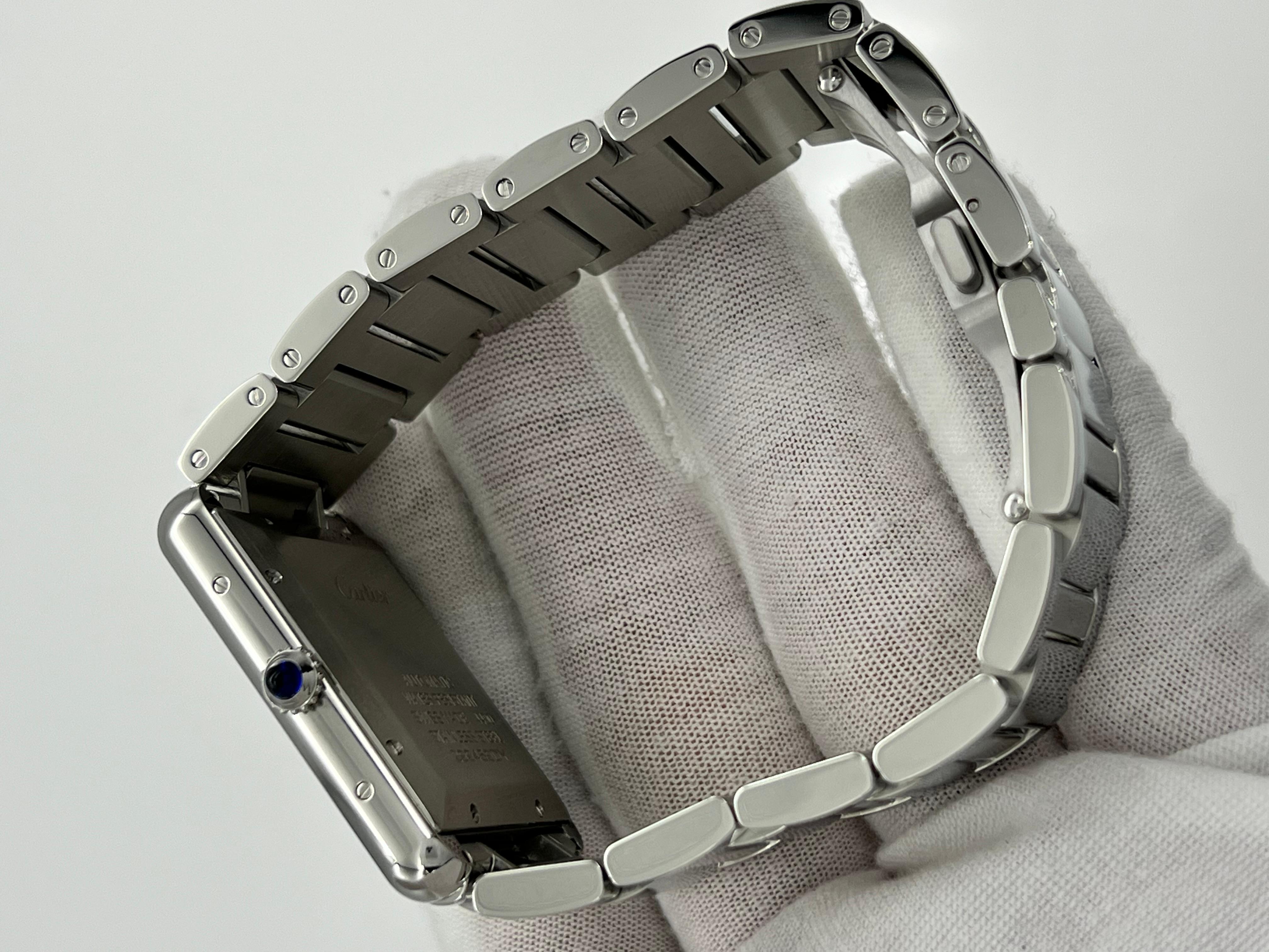 Cartier Tank Must XL WSTA0053 4490 Stainless Steel Box Paper 2023 5