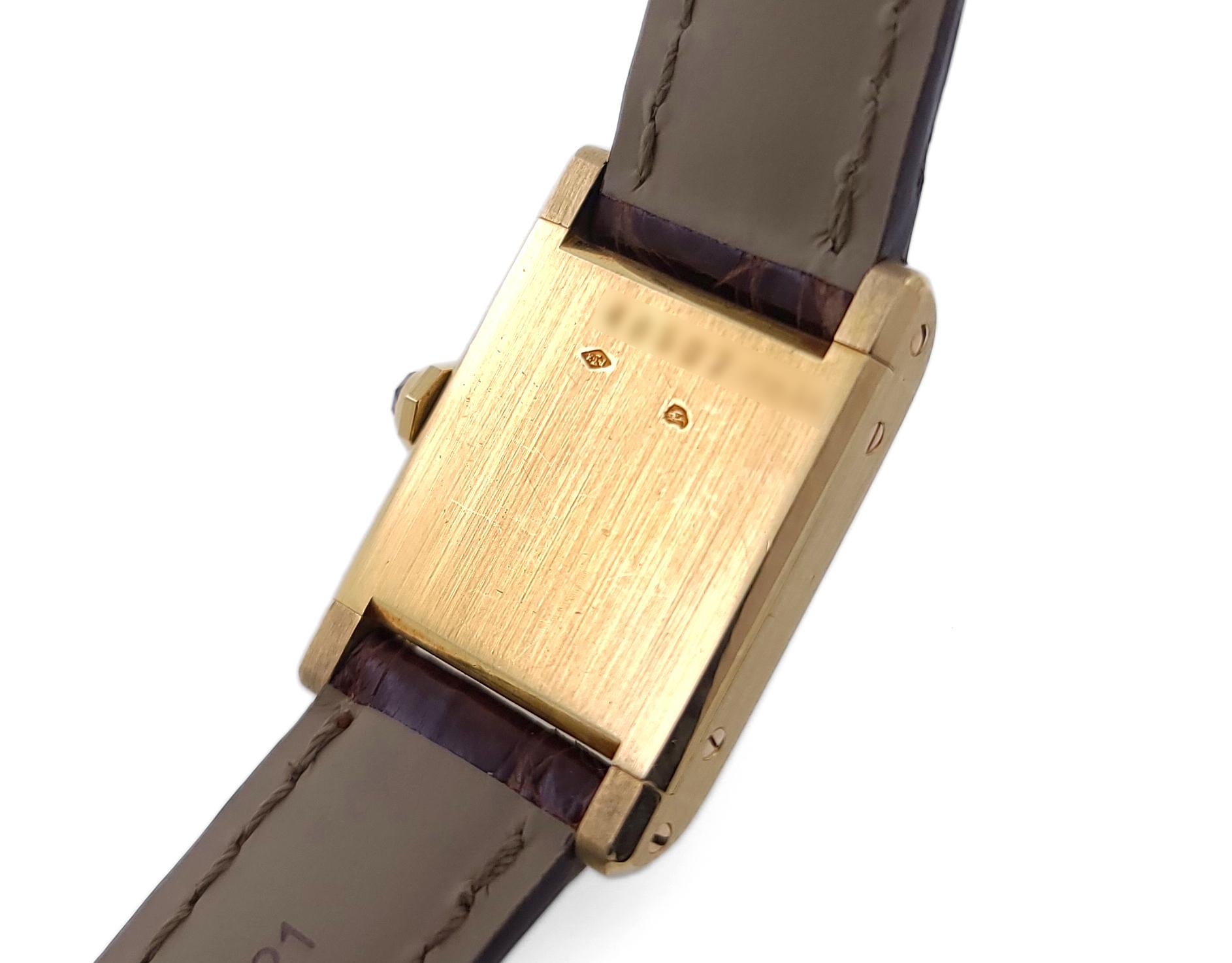 Cartier Tank Normale Lignes Circa 1960 18k 750 Gold Cal. Jaeger-LeCoultre 5