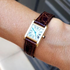 Cartier Tank Normale Lignes Circa 1960 18k 750 Gold Cal. Jaeger-LeCoultre