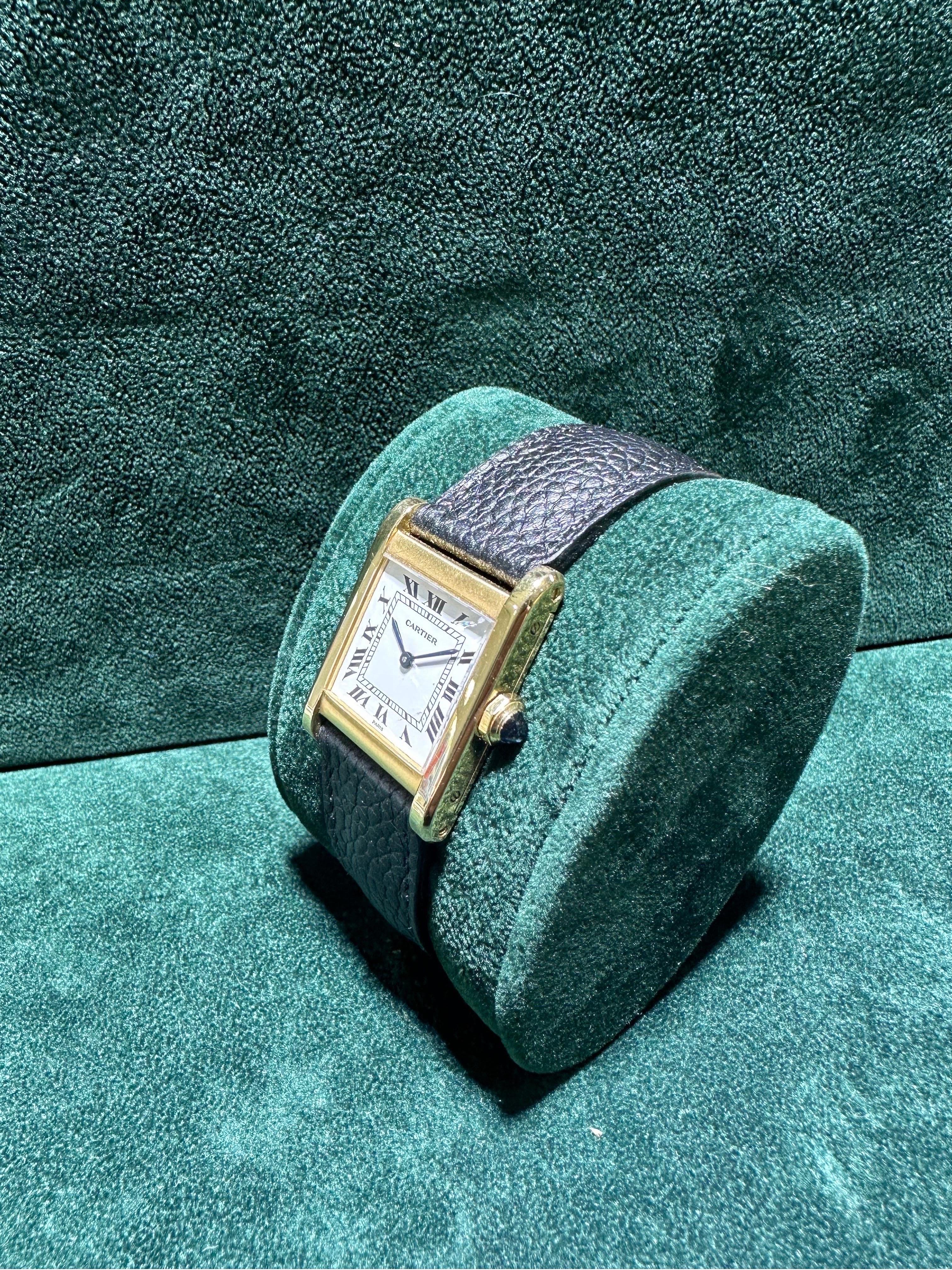  Cartier Tank Normale GM Paris Dial Unisexe 