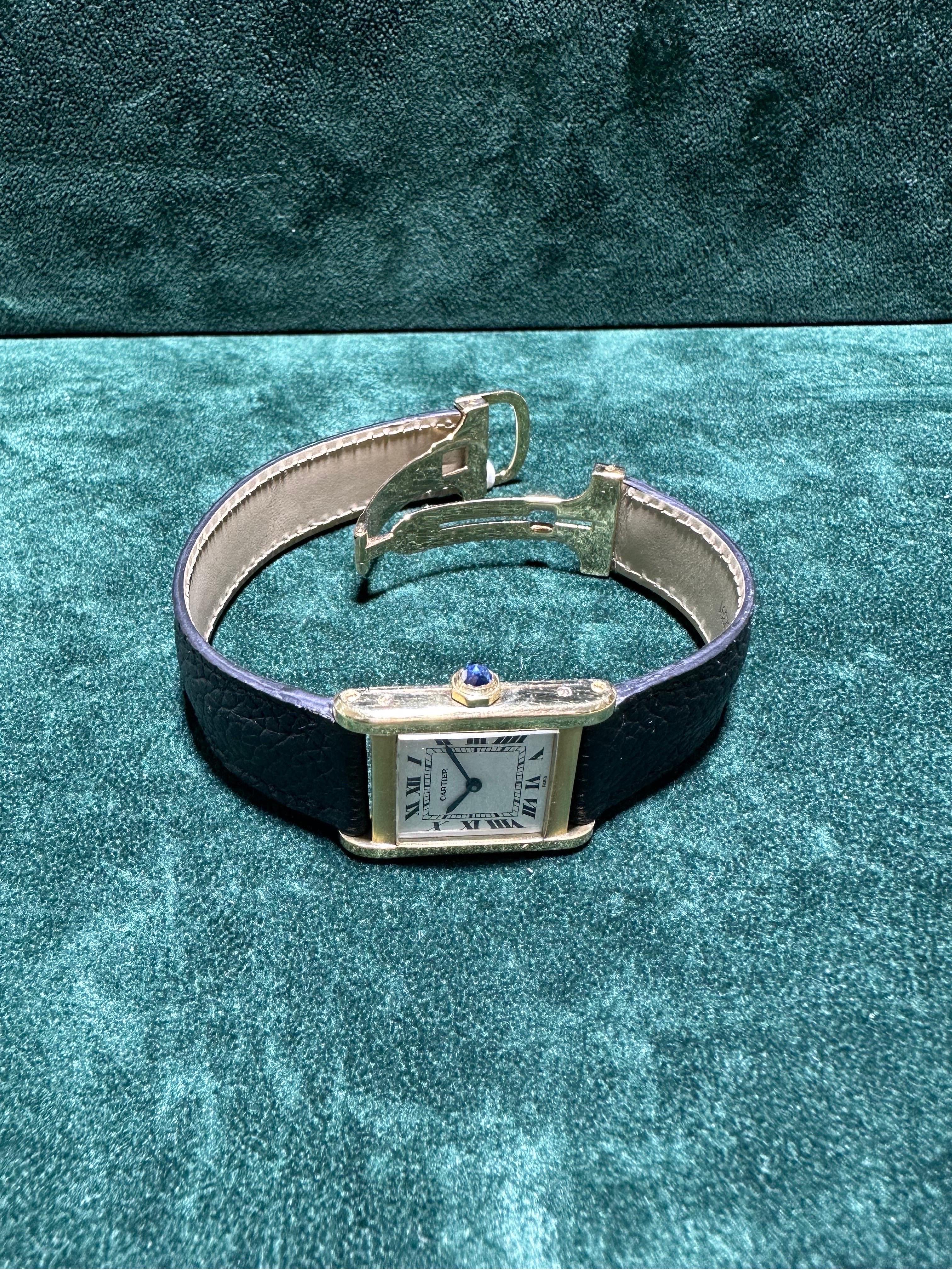 Women's or Men's Cartier Tank Normale GM Paris Dial