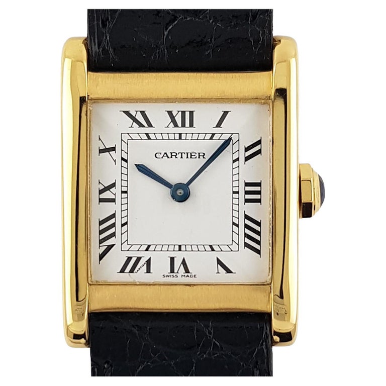 in the market for a gold tank louis cartier. struggling with what size to  get…(they didn't have gold in the larger size, stainless steel for size  comparison!!) : r/Cartier