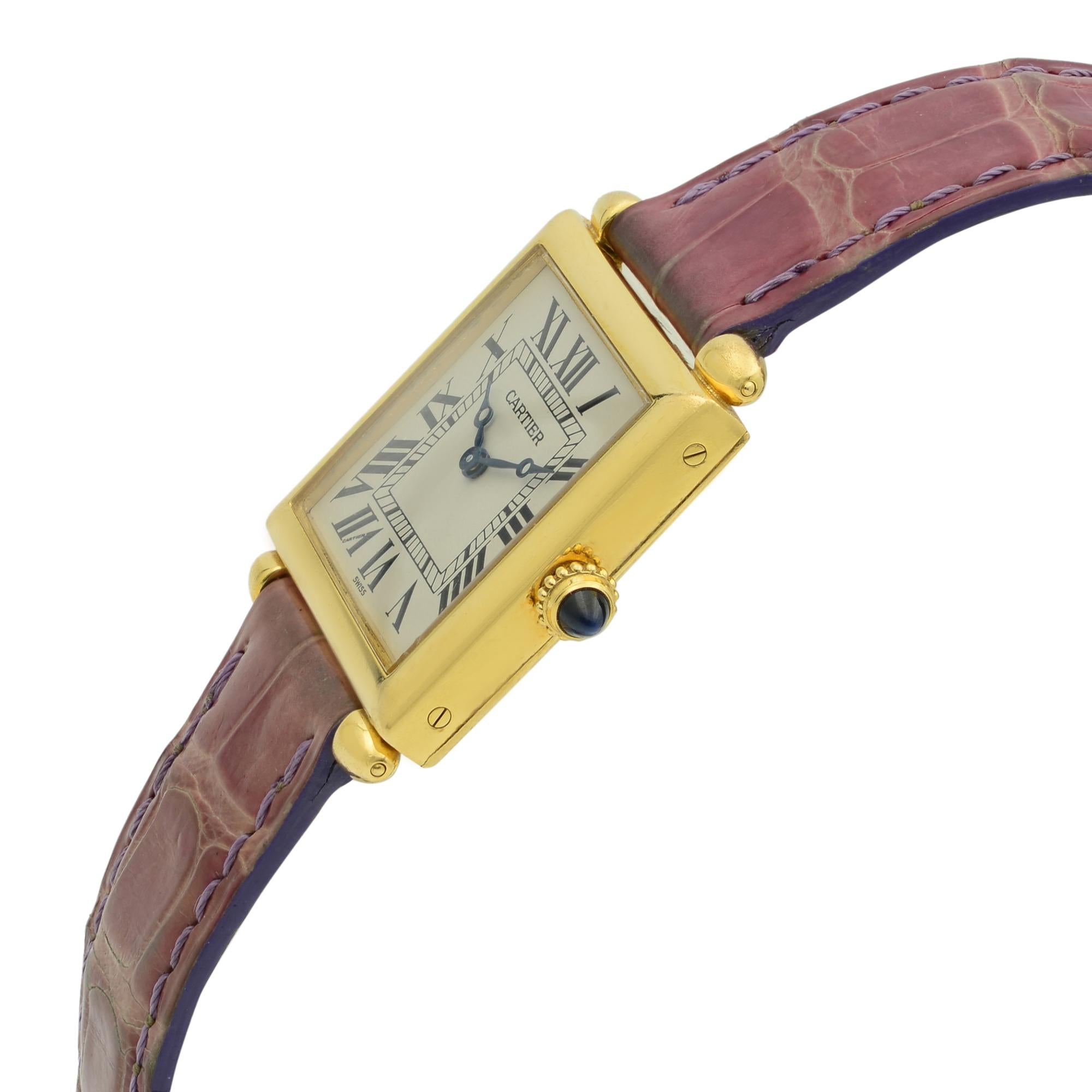 cartier tank obus quadrant