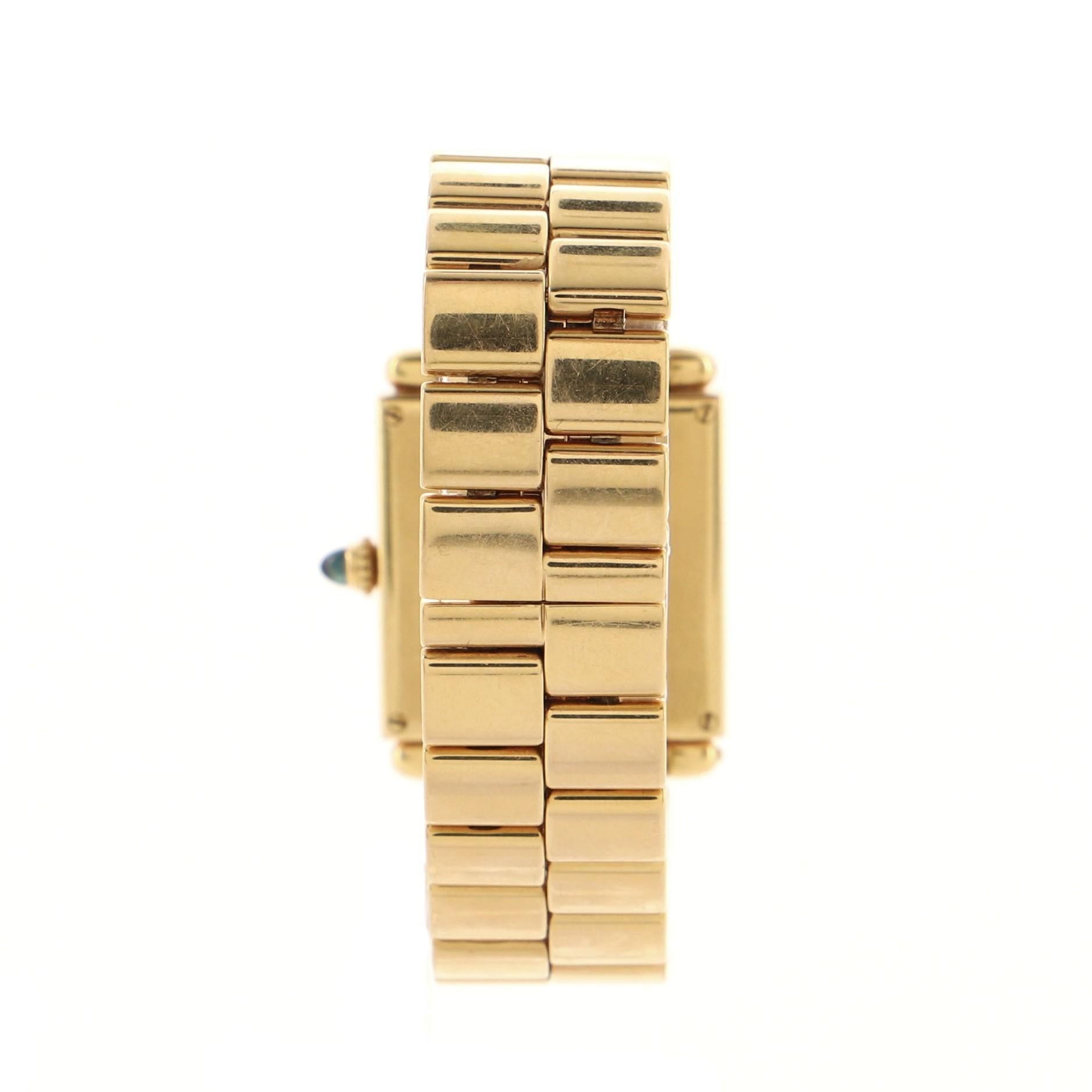 Zustand: Gut. Starke Abnutzung. Abnutzung und Kratzer auf Gehäuse und Armband.
Zubehör: Kein Zubehör
Abmessungen: Größe/Breite des Gehäuses: 25 mm, Höhe der Uhr: 6 mm, Breite des Bandes: 16 mm, Umfang des Handgelenks: 5.5