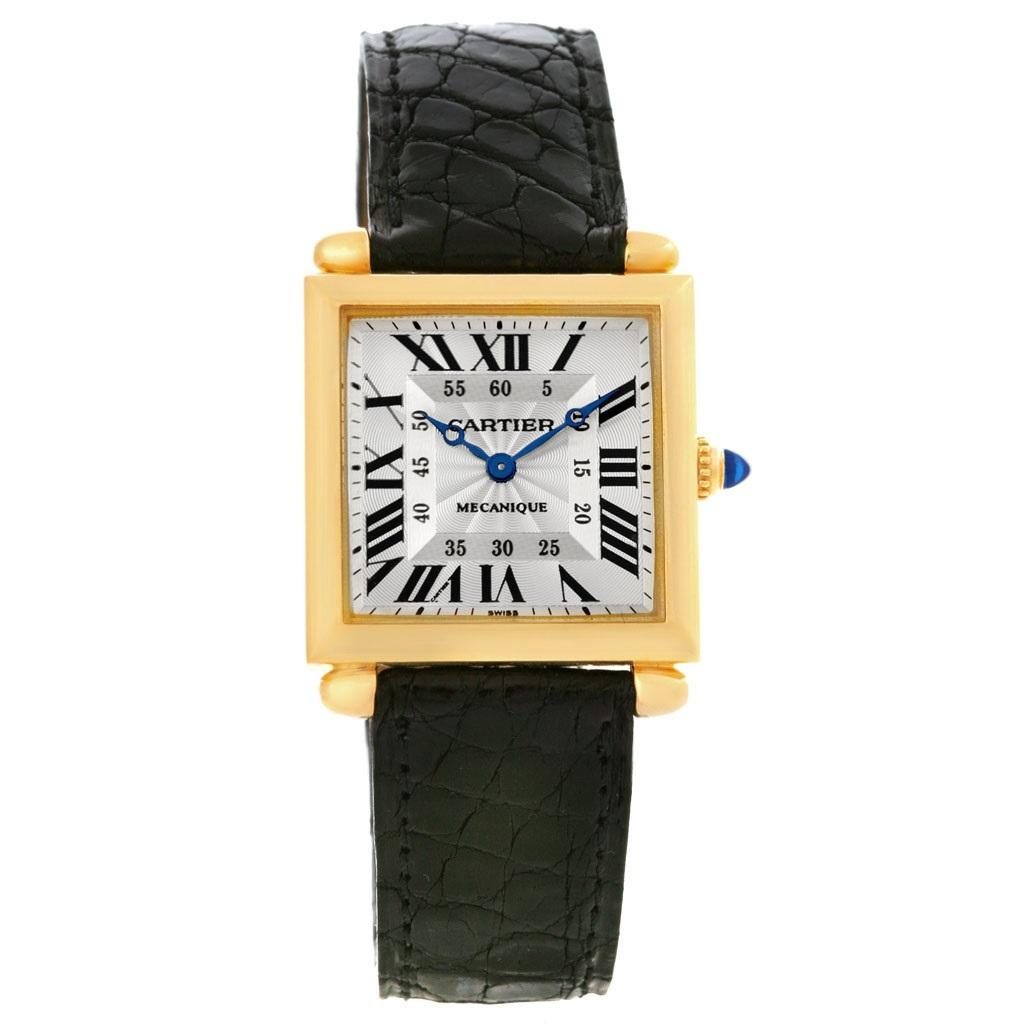 Cartier Tank Obus Yellow Gold Privee Paris CPCP Manual Watch W1527551 4
