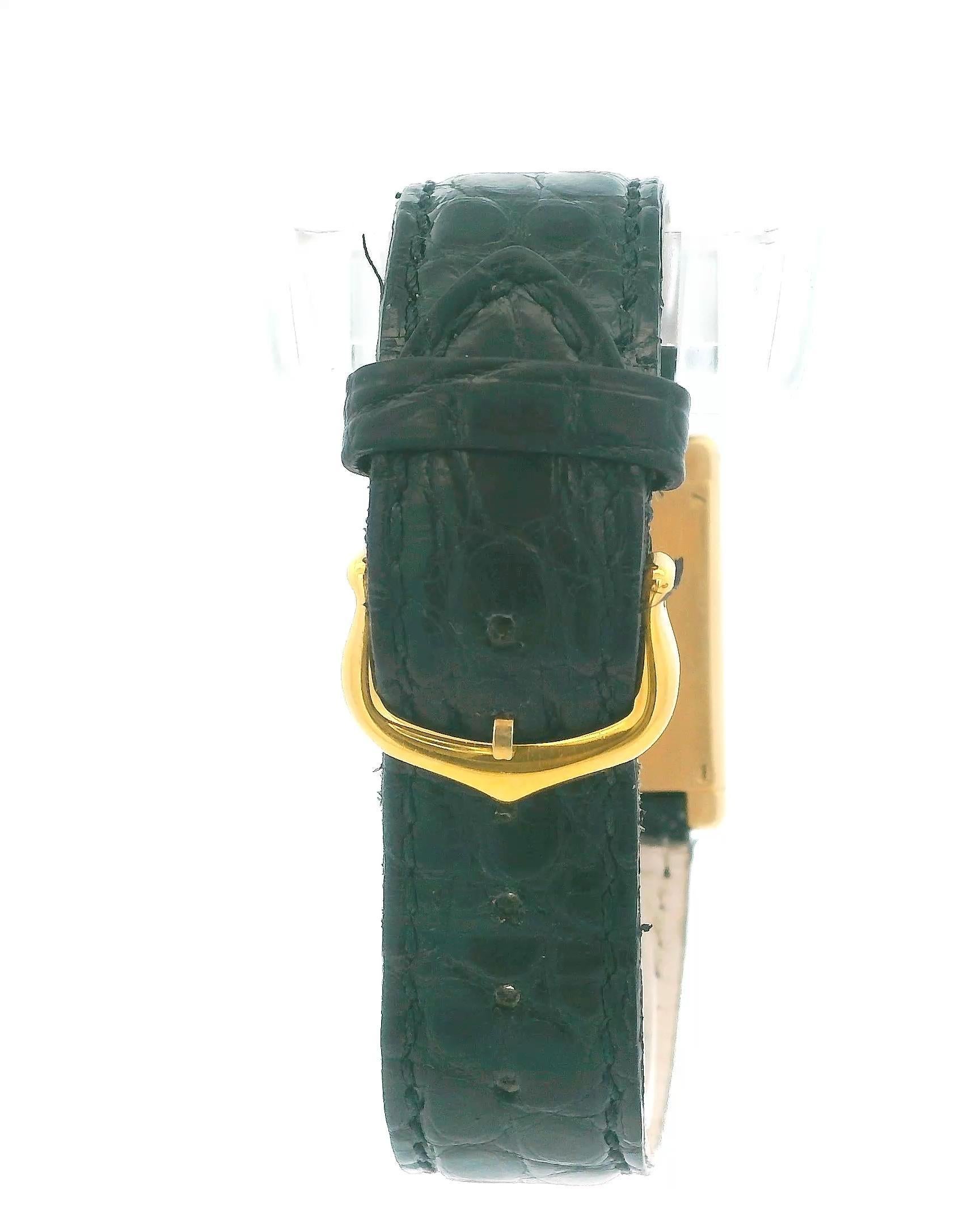 Orologio Cartier Tank Paris da donna in oro giallo 18 carati in vendita 3