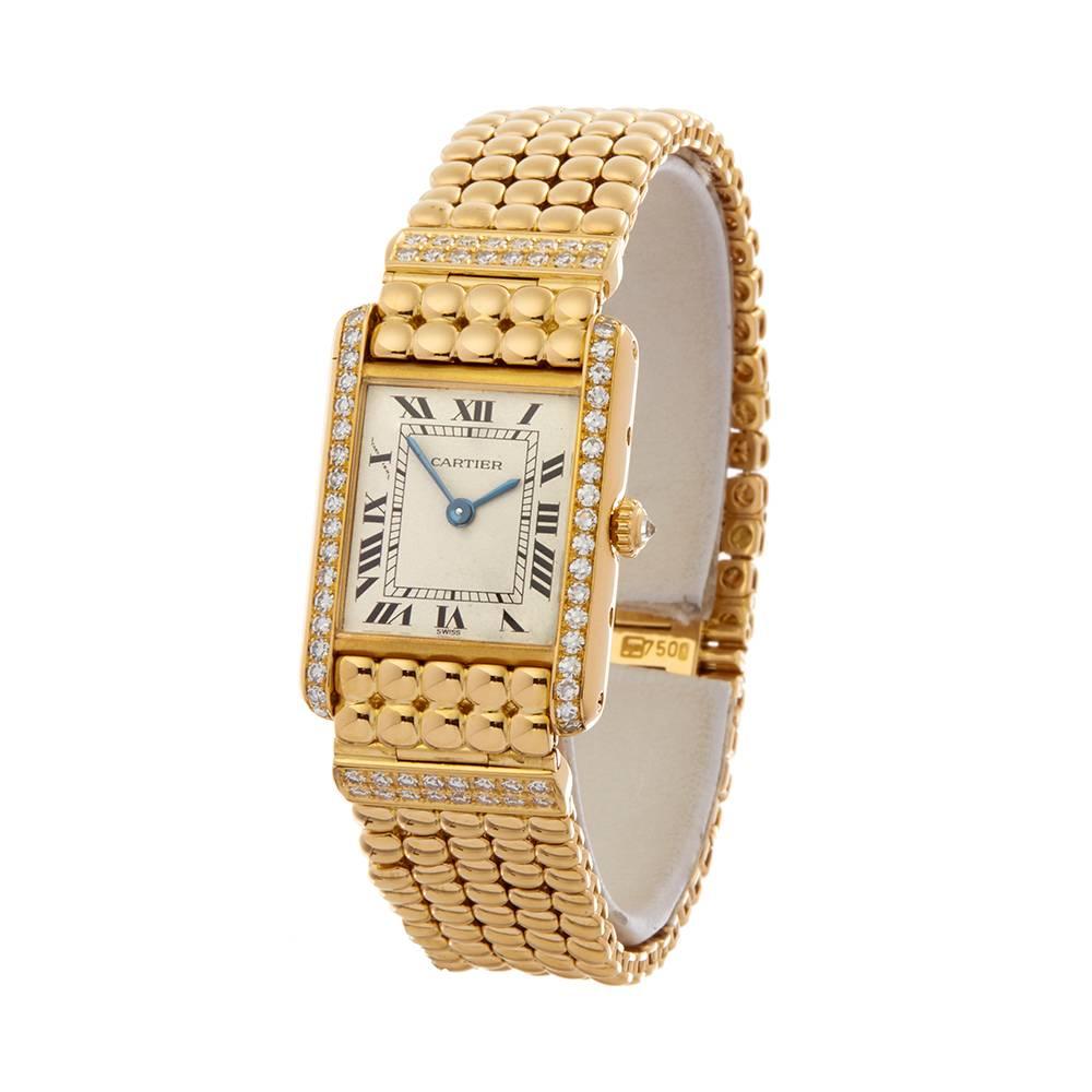 Ref: W4768
Manufacturer: Cartier
Model: Tank Paris
Model Ref: 8660
Age: 
Gender: Ladies
Complete With: Box Only
Dial: White Roman 
Glass: Sapphire Crystal
Movement: Quartz
Water Resistance: To Manufacturers Specifications
Case: Stainless