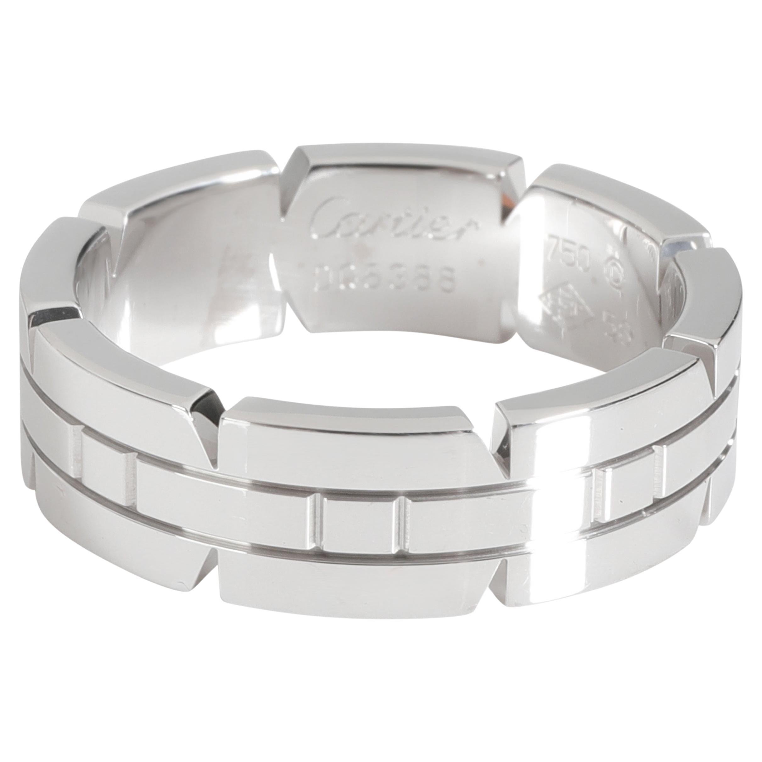 Cartier Tank Ring in 18k White Gold For Sale at 1stDibs cartier tank
