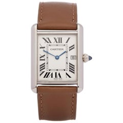Cartier Tank Solo Or blanc 18 carats 2678