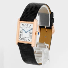 Cartier Tank Solo 18K Rose  Gold Men's Watch W5200024 3168