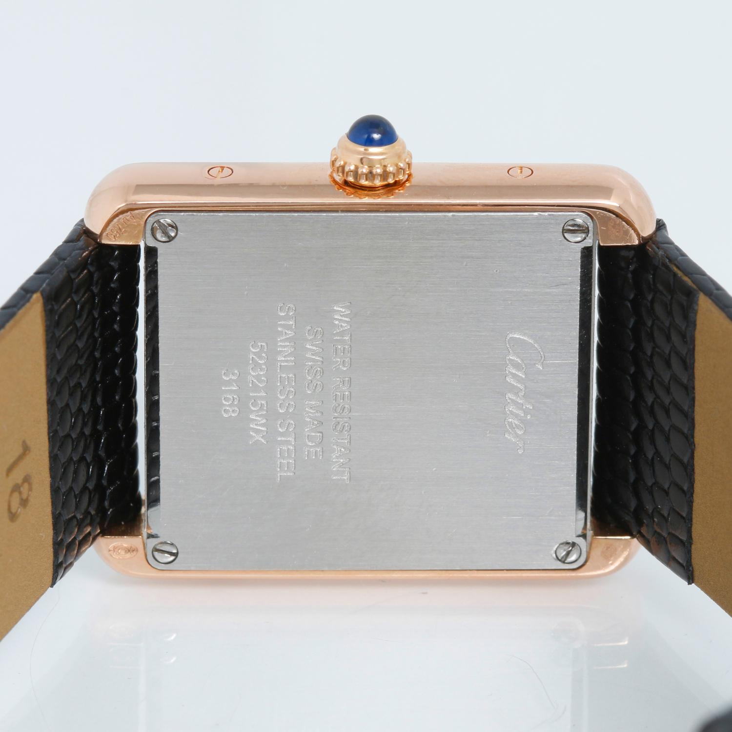 Cartier Tank Solo 18 carats rose  Montre pour hommes W5200024 3168 1
