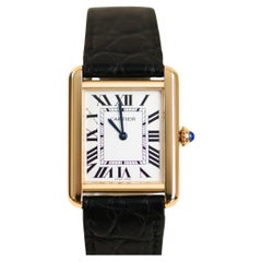 Reloj de pulsera Cartier Tank Solo Oro rosa de 18 quilates Modelo pequeño W5200024