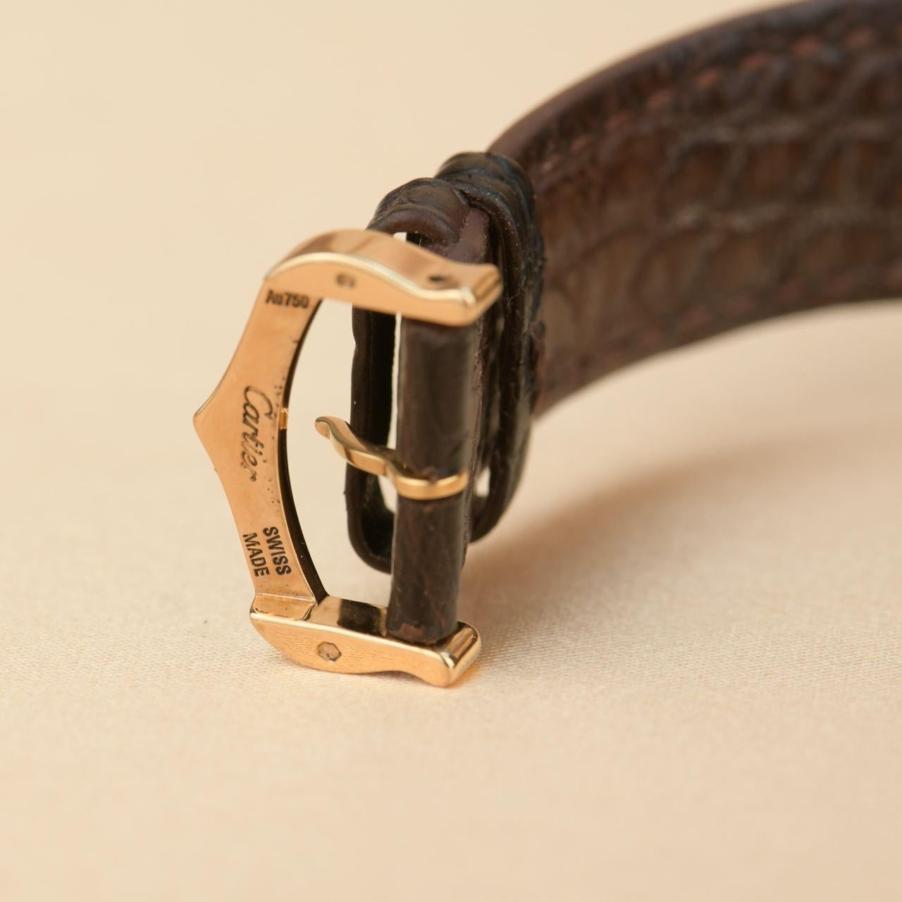 Cartier: 18 Karat Rosgold Uhr Tank Solo W5200024 4