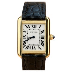 Cartier Montre Tank Solo en or rose 18 carats W5200024