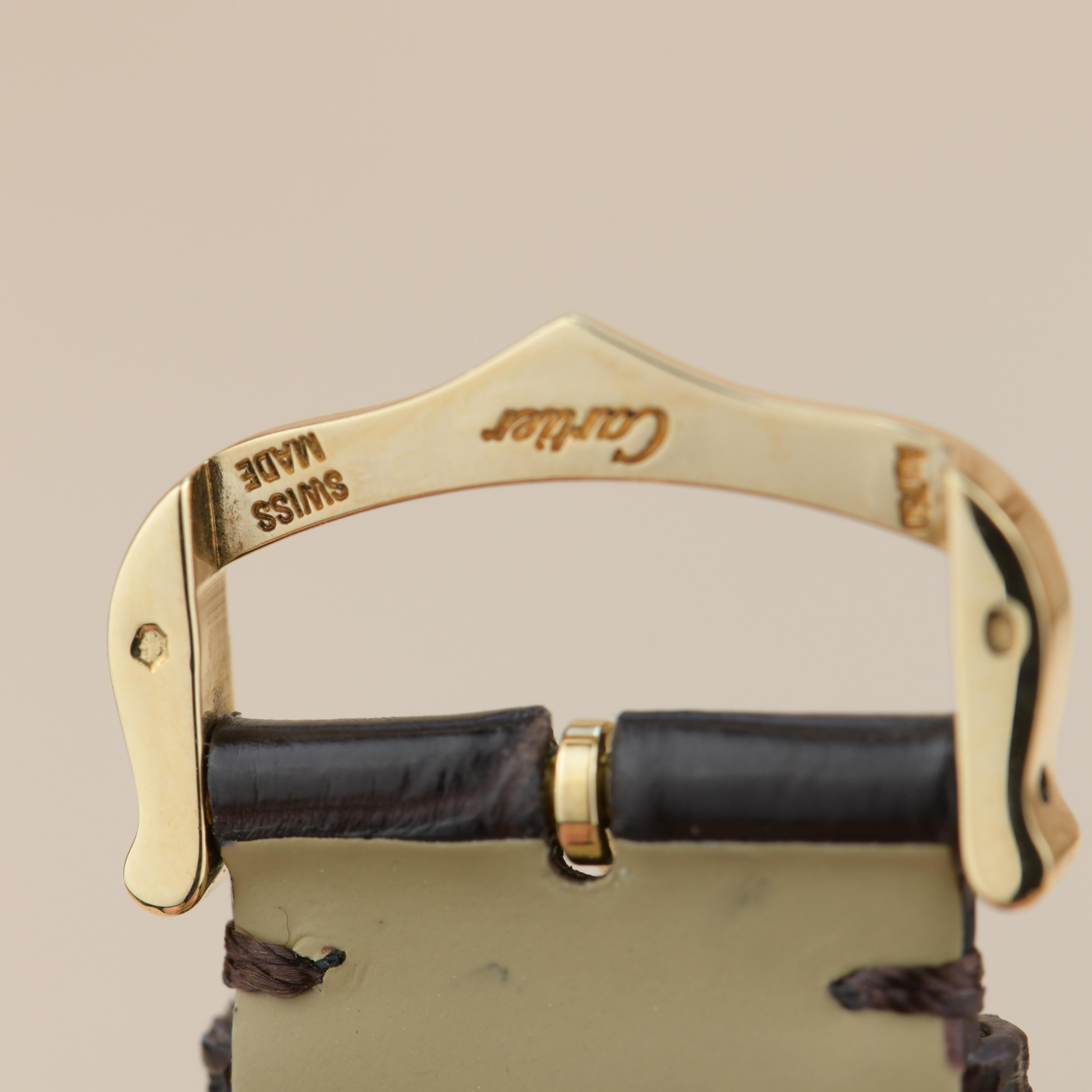 cartier 18k gold electroplated swiss