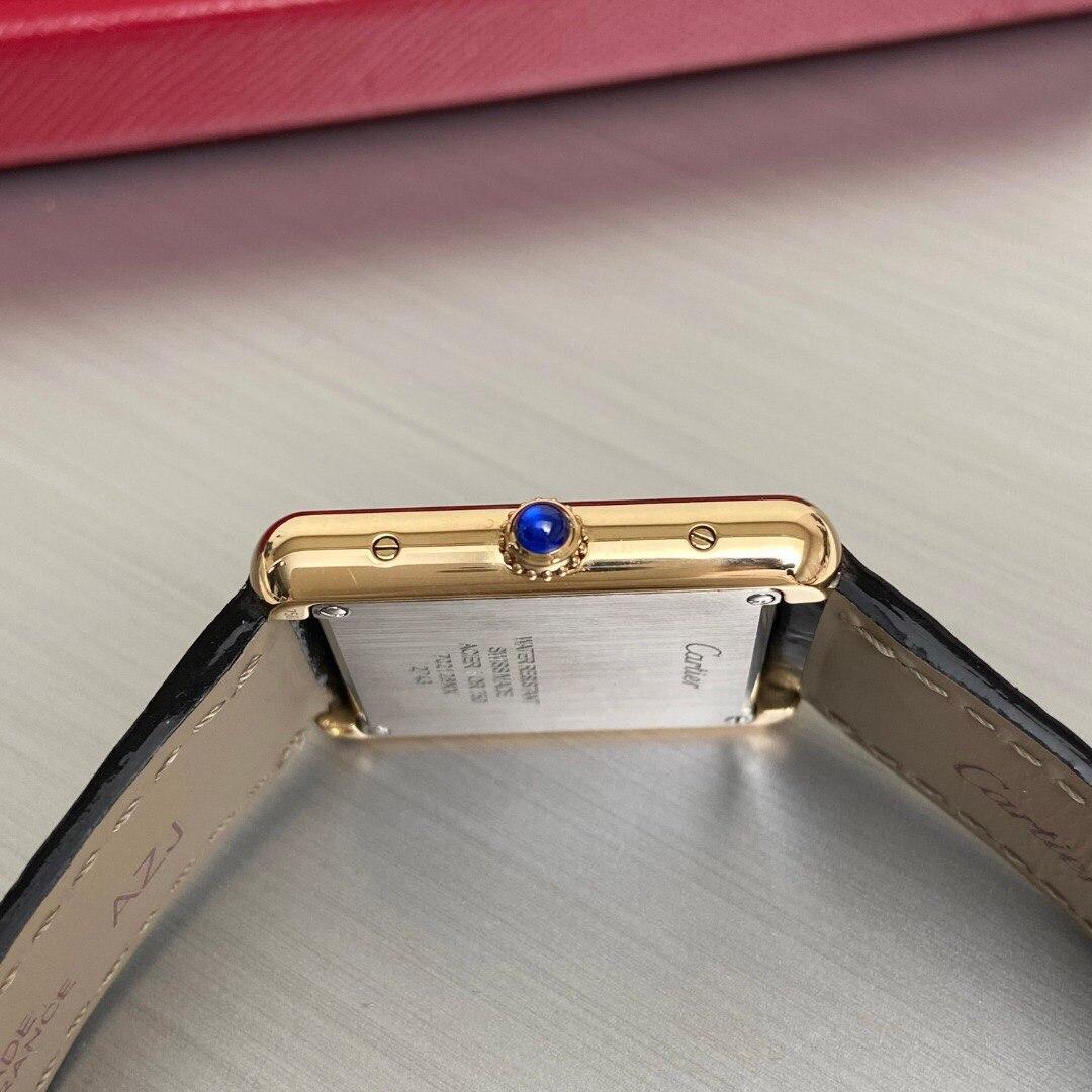 cartier 18k electroplated swiss