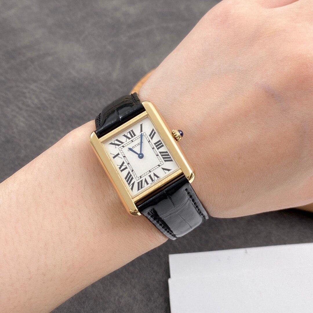Cartier Tank Solo 18k Yellow Gold Watch W1018755 1