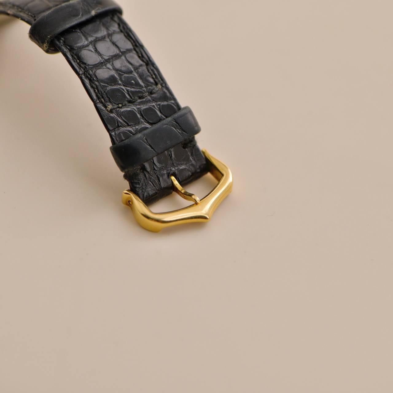 Cartier: 18 Karat Gelbgold Uhr „Tank Solo“ mit W1018755 im Angebot 3