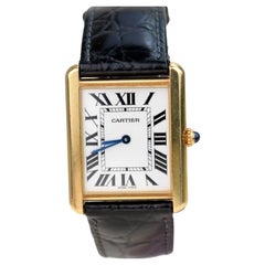 Cartier Montre Tank Solo en or jaune 18 carats W1018755