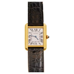 Cartier Tank Solo 18k Yellow Gold Watch W1018755