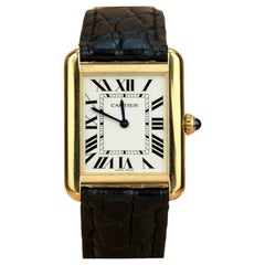 Cartier Montre Tank Solo en or jaune 18 carats W5200002