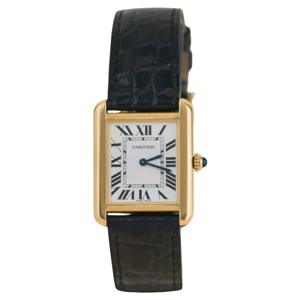 Cartier Tank Solo 18K Gelbgold Uhr W5200002