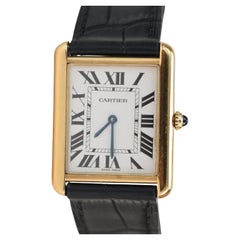 Cartier Tank Solo Montre en or jaune 18 carats W5200004