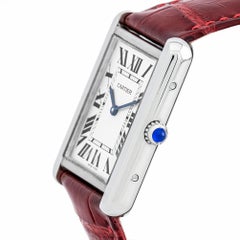 Cartier Tank Solo 3169, Black Dial, Certified and Warranty