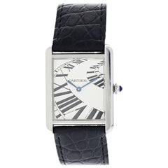 Cartier Montre Tank Solo 3169 en acier inoxydable