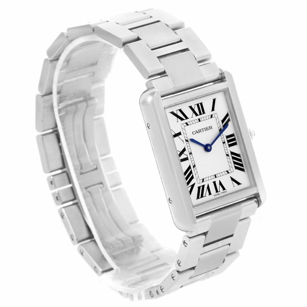 Cartier Tank Solo 3169 W5200014 Men’s Quartz Watch with Box and Papers Damen