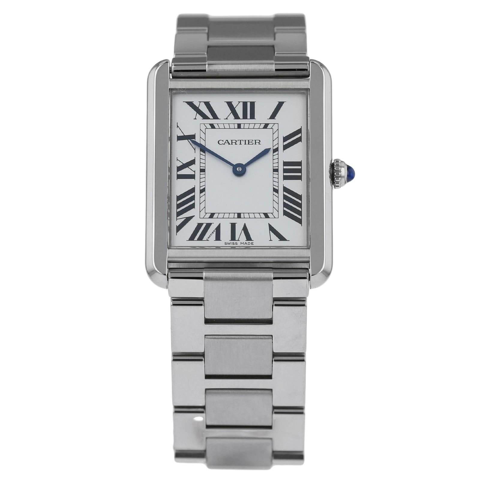 cartier men's quartz watch