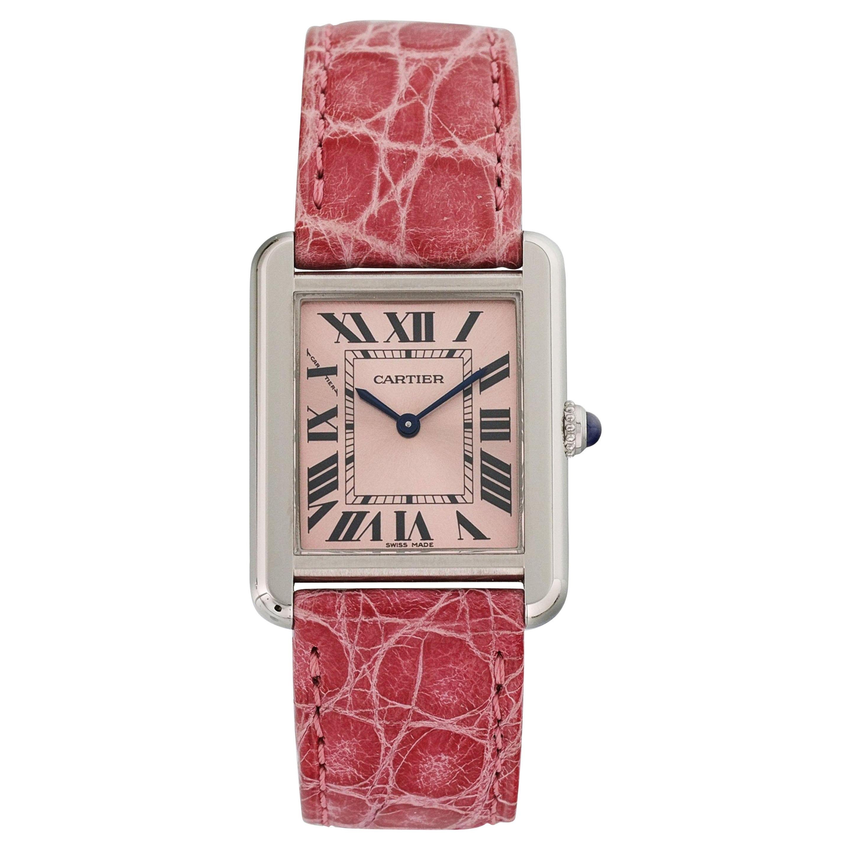 Cartier Tank Solo 3170 Ladies Watch For Sale