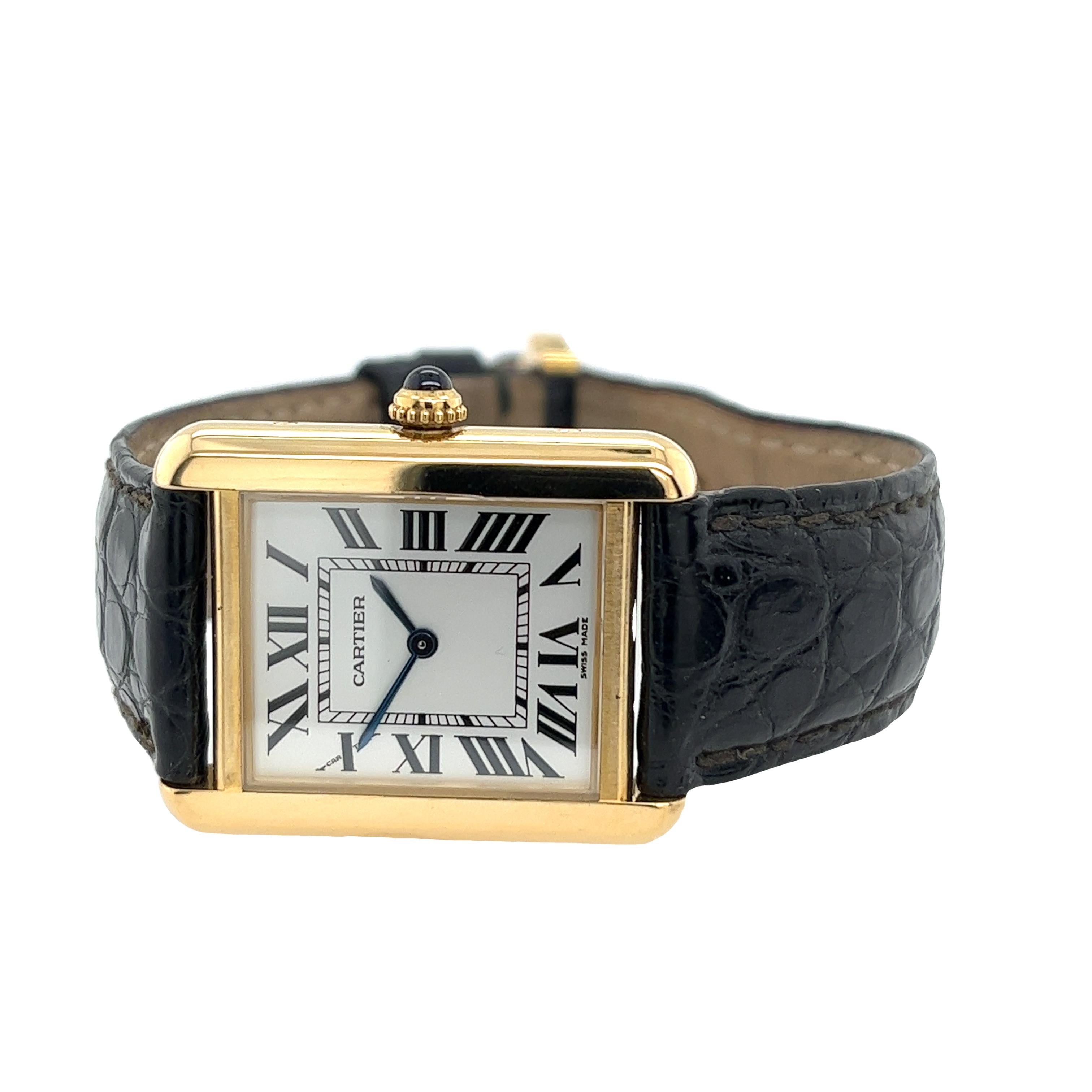 Cartier: Tank Solo 31 mm Uhr- Mid-Größe-Uhr 2