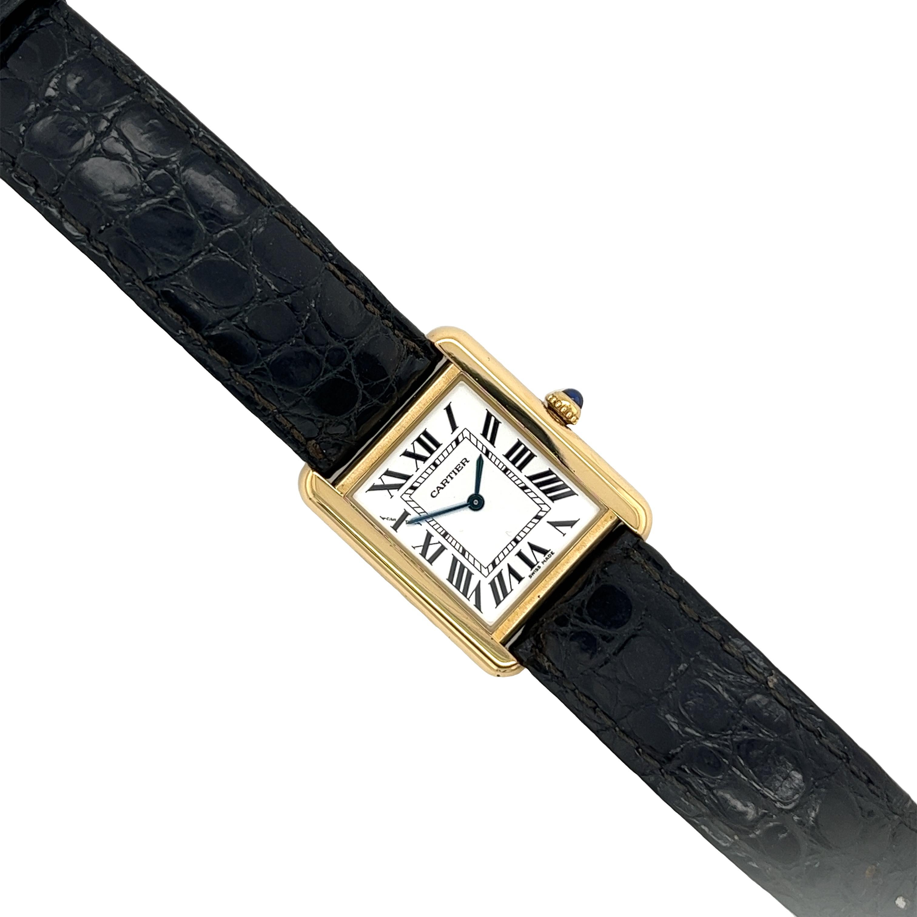Cartier: Tank Solo 31 mm Uhr- Mid-Größe-Uhr 3