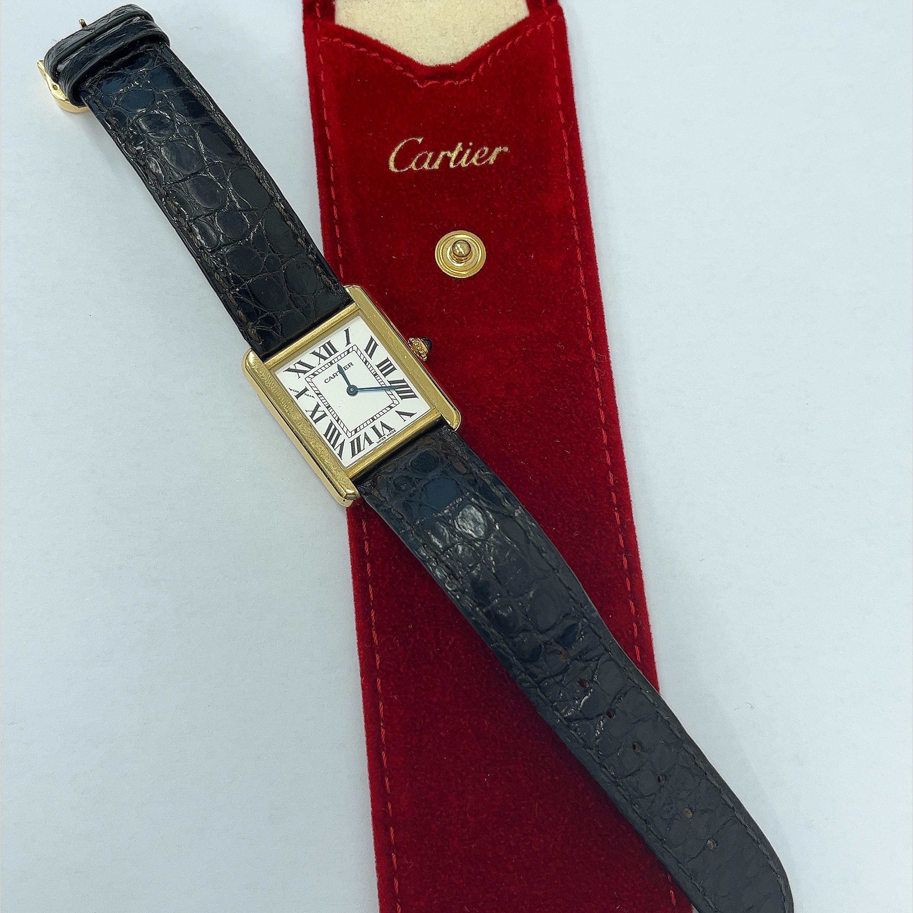 Cartier: Tank Solo 31 mm Uhr- Mid-Größe-Uhr 4