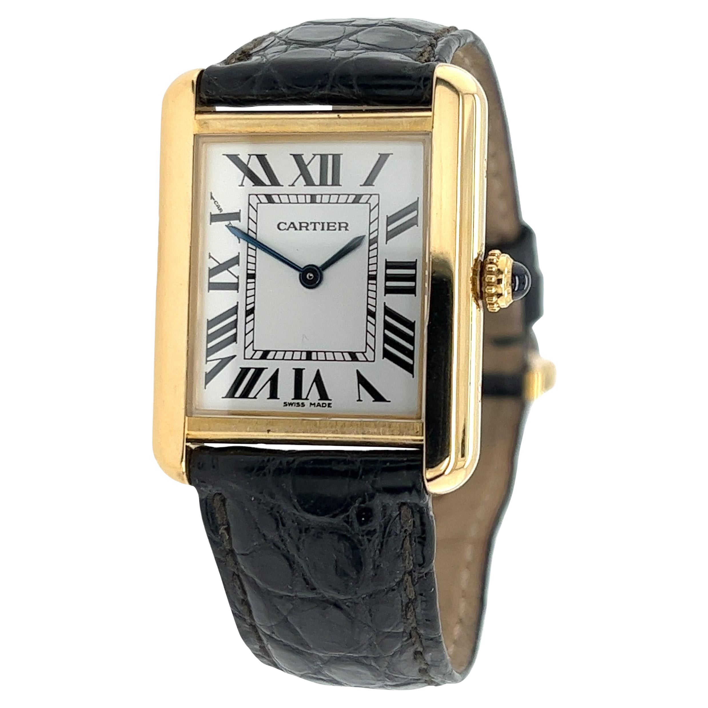 Cartier: Tank Solo 31 mm Uhr- Mid-Größe-Uhr