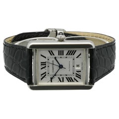 Cartier Tank Solo Automatic Date 3515 Stainless Steel Original Strap