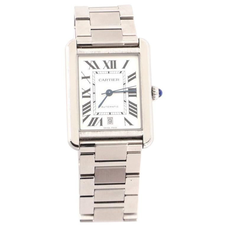 Cartier Tank Solo Automatic Watch Stainless Steel 31
