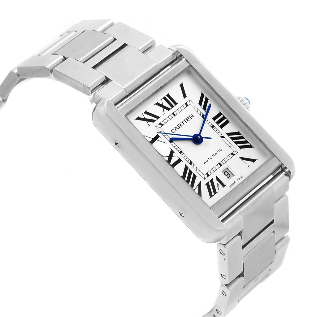 Cartier Tank Solo Extra Large Automatic Silver Dial Men’s Watch W5200028 5