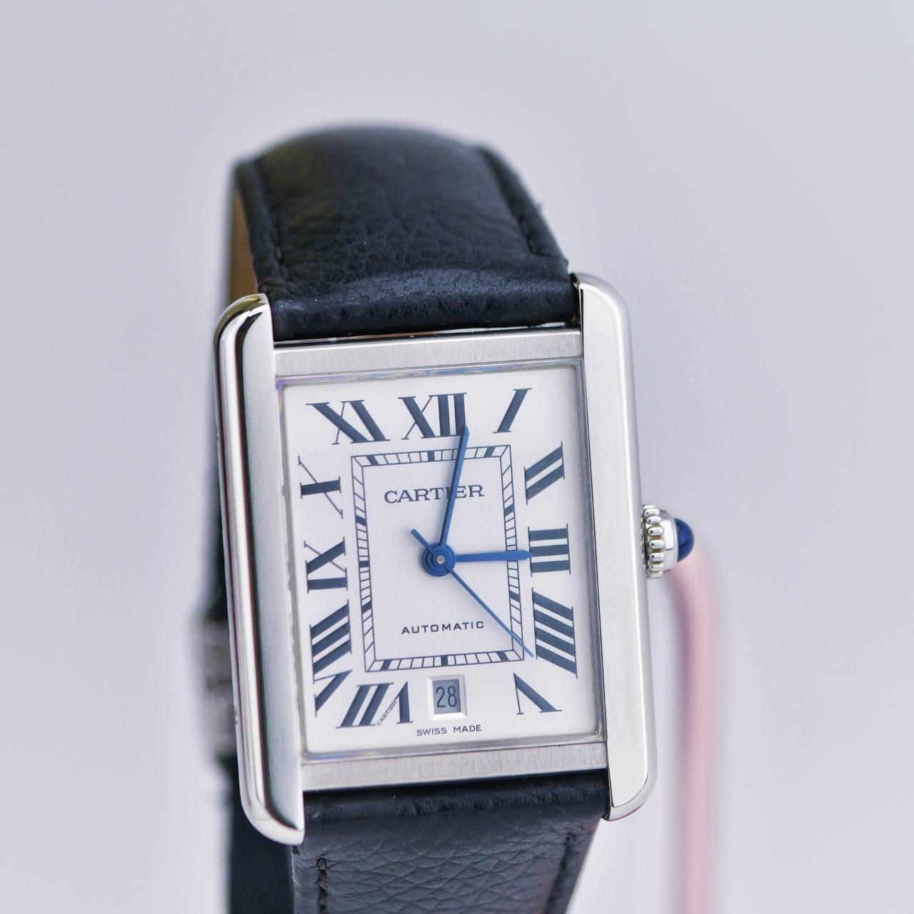 Orologio da polso Cartier Tank Solo Extra-Large WSTA0029 in vendita 1