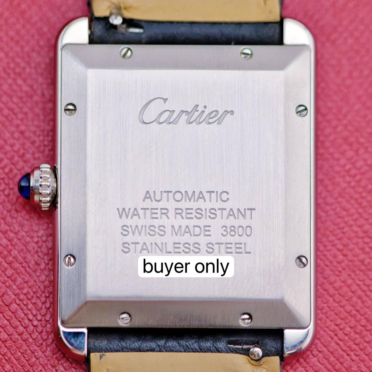 Orologio da polso Cartier Tank Solo Extra-Large WSTA0029 in vendita 2