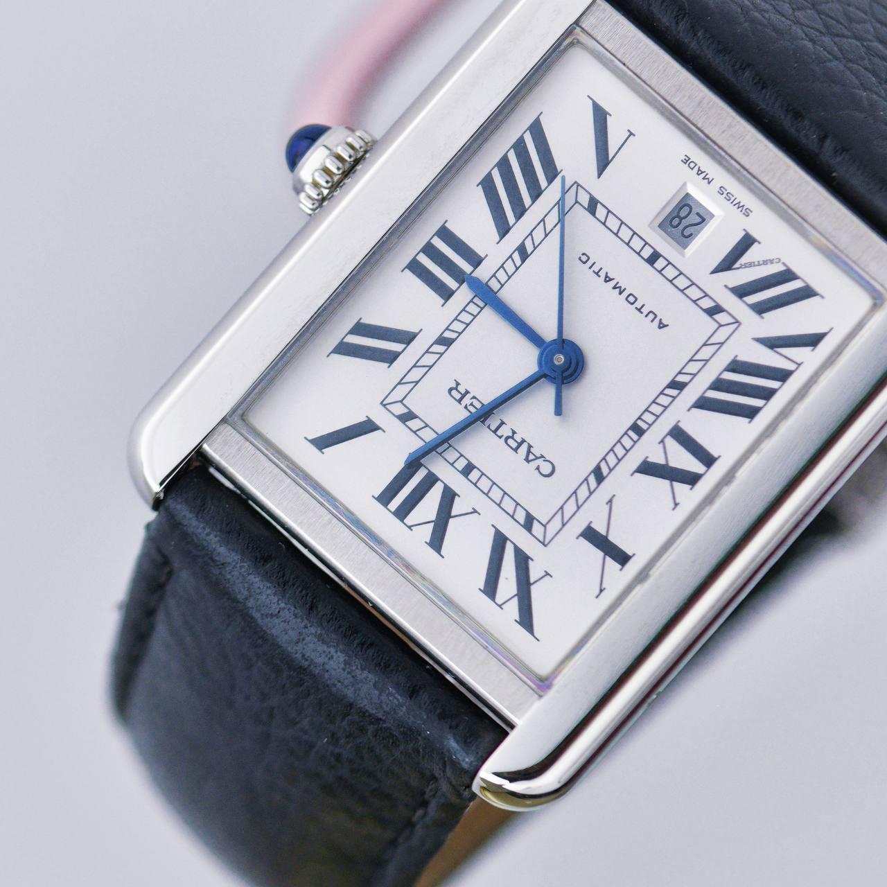 Orologio da polso Cartier Tank Solo Extra-Large WSTA0029 in vendita 4