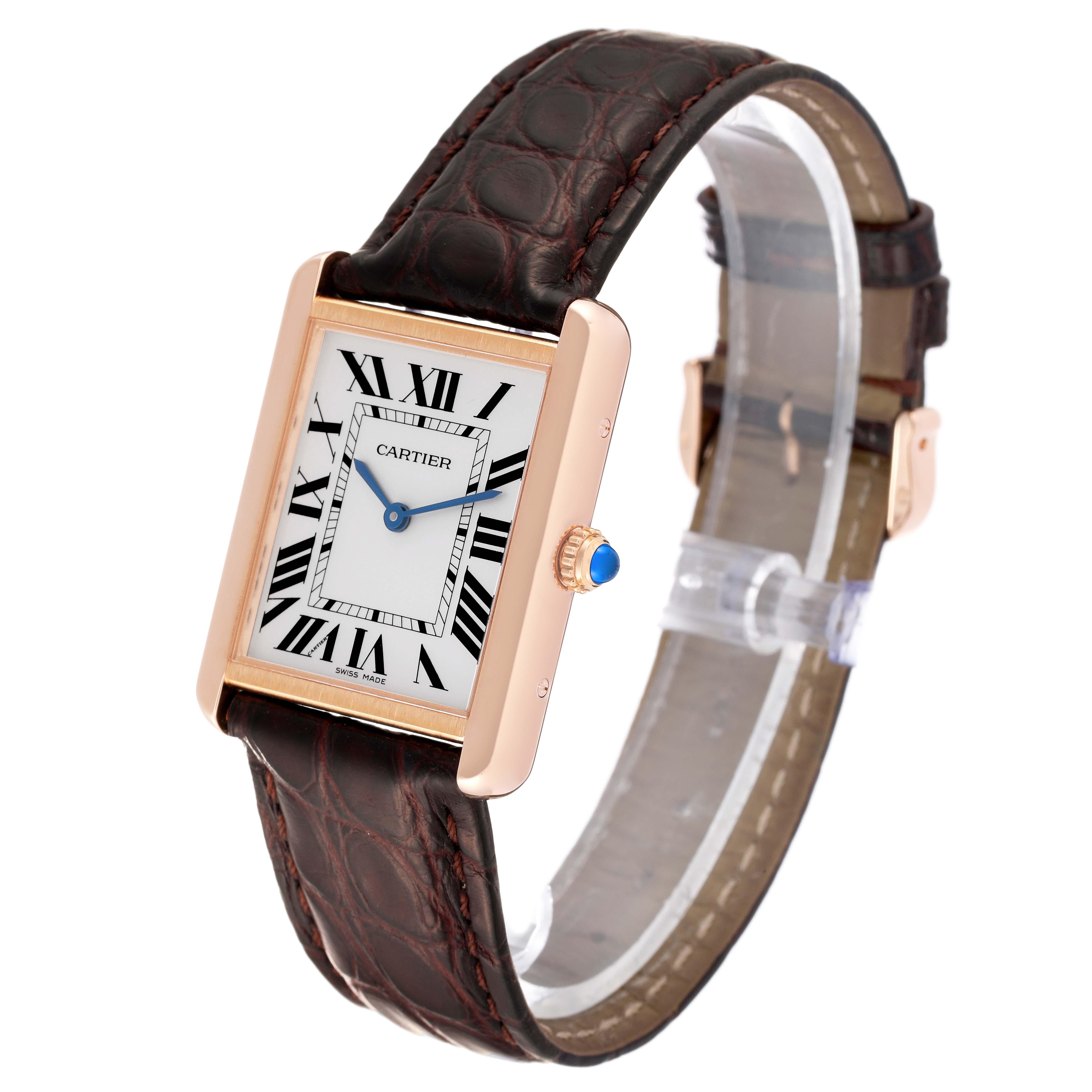 cartier tank stainless steel strap