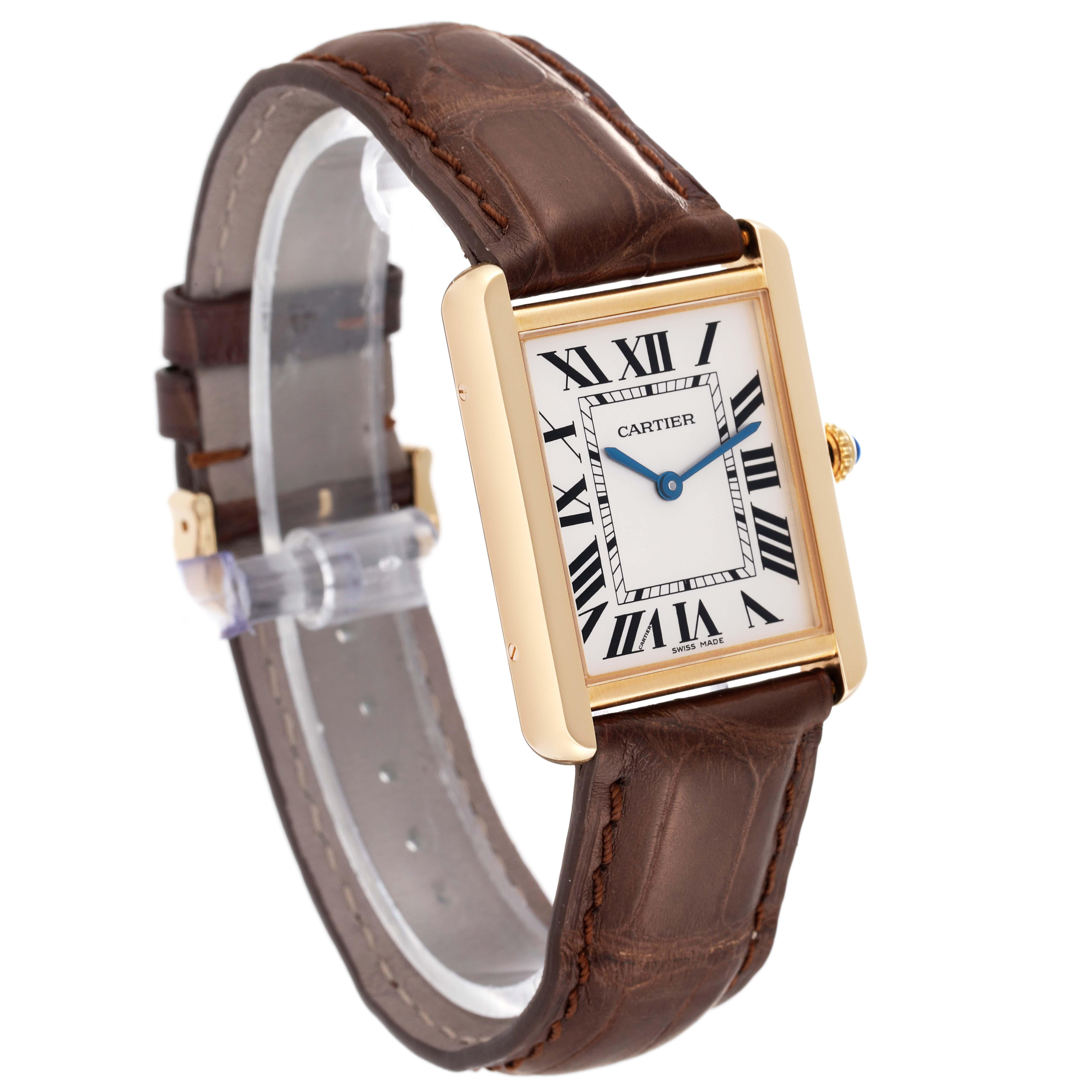 cartier tank solo large dimensions