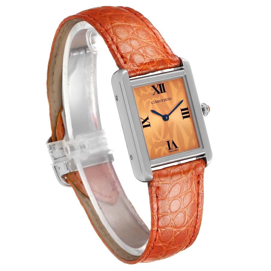 orange cartier watch