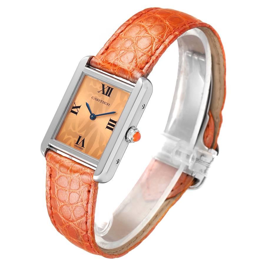 cartier tank orange