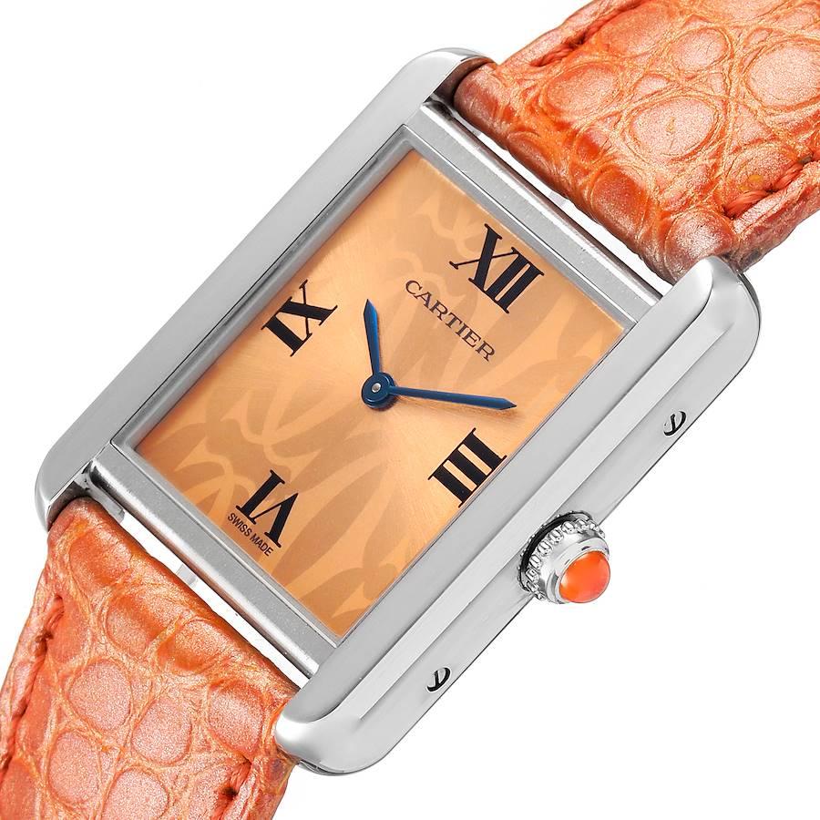 orange watch ladies