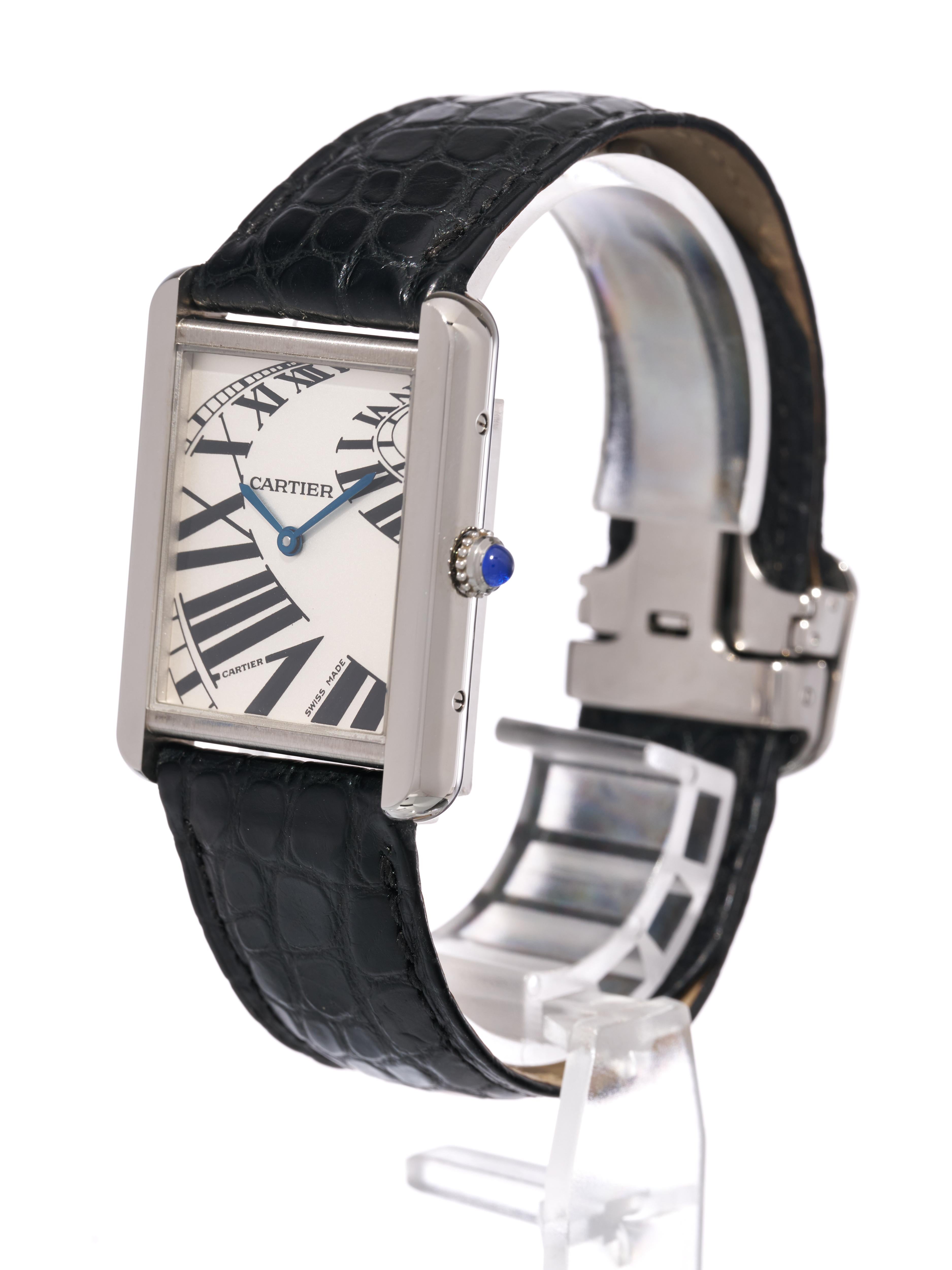 Fork In Time est fier d'offrir sur le marché 1st Dibs :

Cartier 

Édition limitée super rare
Cadran 